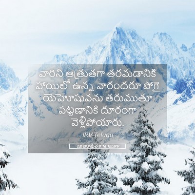 Picture 05 - యెహోషువ 8:16 TELIRV - వారిని ఆత్రుతగా - Bible Verse Picture