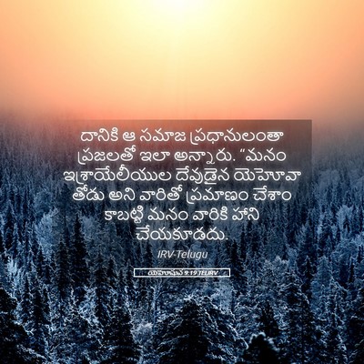 Picture 05 - యెహోషువ 9:19 TELIRV - దానికి ఆ సమాజ - Bible Verse Picture