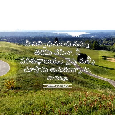 Picture 05 - యోనా 2:4 TELIRV - నీ సన్నిధినుంచి - Bible Verse Picture