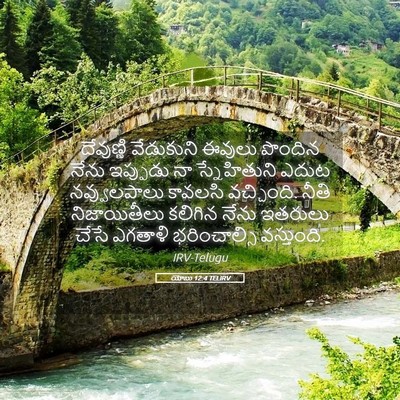 Picture 05 - యోబు 12:4 TELIRV - దేవుణ్ణి వేడుకుని - Bible Verse Picture