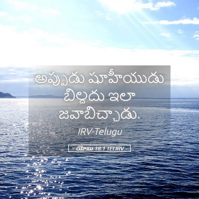 Picture 05 - యోబు 18:1 TELIRV - అప్పుడు షూహీయుడు - Bible Verse Picture