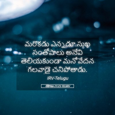 Picture 05 - యోబు 21:25 TELIRV - మరొకడు ఎన్నడూ సుఖ - Bible Verse Picture