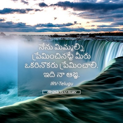 Picture 05 - యోహాను 15:12 TELIRV - నేను మిమ్మల్ని - Bible Verse Picture