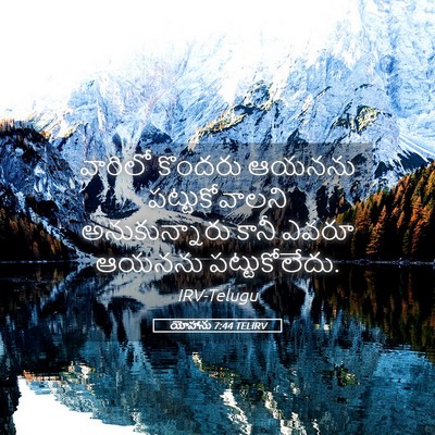 Picture 05 - యోహాను 7:44 TELIRV - వారిలో కొందరు - Bible Verse Picture