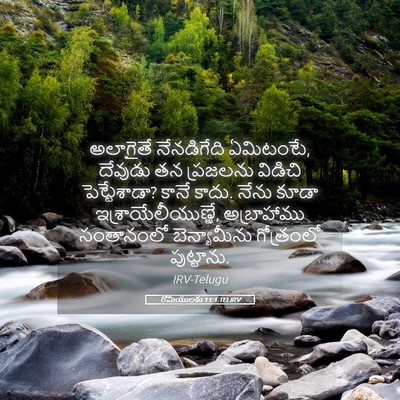 Picture 05 - రోమీయులకు 11:1 TELIRV - అలాగైతే నేనడిగేది - Bible Verse Picture