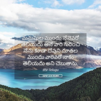Picture 05 - లూకా 12:9 TELIRV - మనుషుల ముందు - Bible Verse Picture