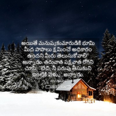 Picture 05 - లూకా 5:24 TELIRV - అయితే - Bible Verse Picture