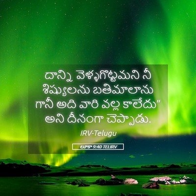 Picture 05 - లూకా 9:40 TELIRV - దాన్ని - Bible Verse Picture
