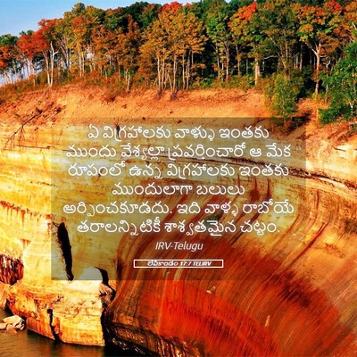 Picture 05 - లేవీకాండం 17:7 TELIRV - ఏ విగ్రహాలకు - Bible Verse Picture