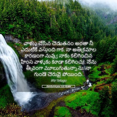 Picture 05 - విలాపవాక్యాలు 1:22 TELIRV - వాళ్ళు చేసిన - Bible Verse Picture