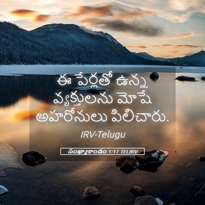 Picture 05 - సంఖ్యాకాండం 1:17 TELIRV - ఈ పేర్లతో ఉన్న - Bible Verse Picture