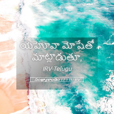 Picture 05 - సంఖ్యాకాండం 17:1 TELIRV - యెహోవా మోషేతో - Bible Verse Picture