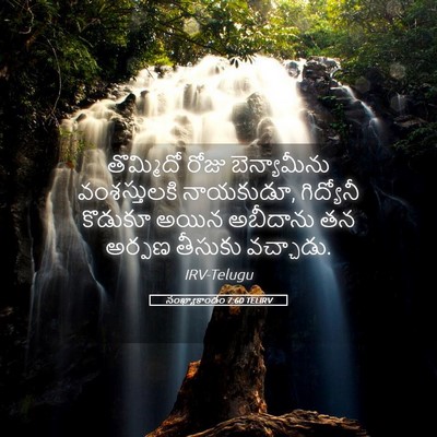 Picture 05 - సంఖ్యాకాండం 7:60 TELIRV - తొమ్మిదో రోజు - Bible Verse Picture