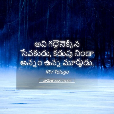 Picture 05 - సామెత 30:22 TELIRV - అవి గద్దెనెక్కిన - Bible Verse Picture