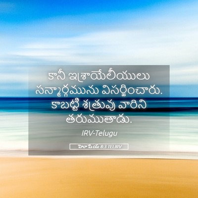 Picture 05 - హోషేయ 8:3 TELIRV - కానీ - Bible Verse Picture