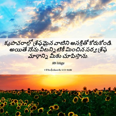 Picture 06 - 1 కొరింథీయులకు 12:31 TELIRV - కృపావరాల్లో - Bible Verse Picture