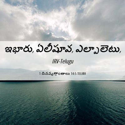 Picture 06 - 1 దినవృత్తాంతాలు 14:5 TELIRV - ఇభారు, ఏలీషూవ, - Bible Verse Picture