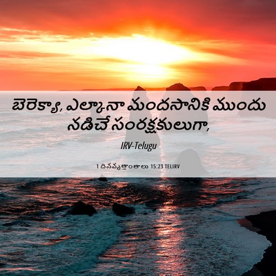 Picture 06 - 1 దినవృత్తాంతాలు 15:23 TELIRV - బెరెక్యా, ఎల్కానా - Bible Verse Picture