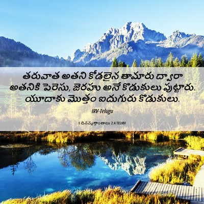 Picture 06 - 1 దినవృత్తాంతాలు 2:4 TELIRV - తరువాత అతని - Bible Verse Picture