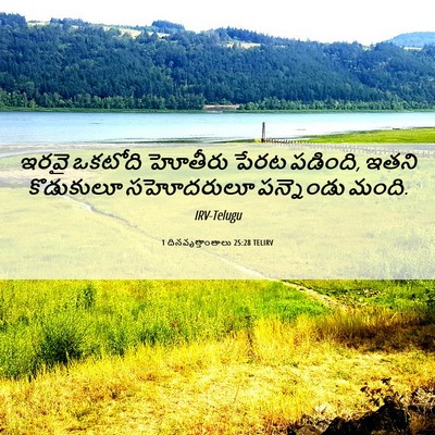 Picture 06 - 1 దినవృత్తాంతాలు 25:28 TELIRV - ఇరవై ఒకటోది - Bible Verse Picture