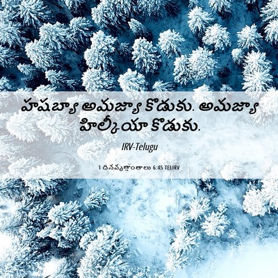 Picture 06 - 1 దినవృత్తాంతాలు 6:45 TELIRV - హషబ్యా అమజ్యా - Bible Verse Picture