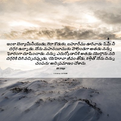 Picture 06 - 1 రాజులు 2:8 TELIRV - ఇంకా - Bible Verse Picture