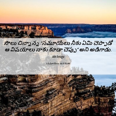 Picture 06 - 1 సమూయేలు 10:15 TELIRV - సౌలు చిన్నాన్న - Bible Verse Picture