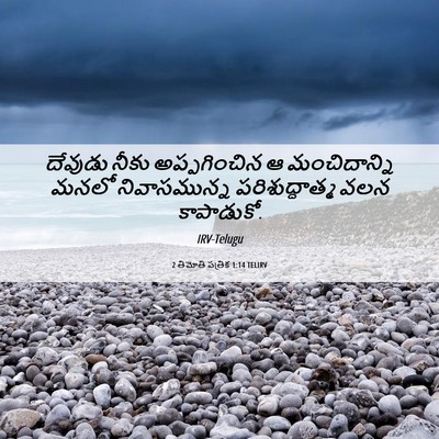 Picture 06 - 2 తిమోతి పత్రిక 1:14 TELIRV - దేవుడు నీకు - Bible Verse Picture