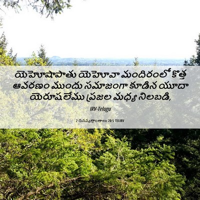 Picture 06 - 2 దినవృత్తాంతాలు 20:5 TELIRV - యెహోషాపాతు యెహోవా - Bible Verse Picture