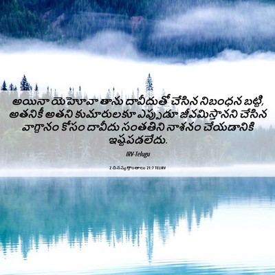 Picture 06 - 2 దినవృత్తాంతాలు 21:7 TELIRV - అయినా యెహోవా తాను - Bible Verse Picture