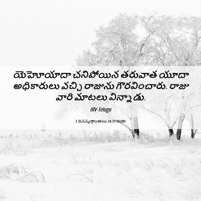 Picture 06 - 2 దినవృత్తాంతాలు 24:17 TELIRV - యెహోయాదా చనిపోయిన - Bible Verse Picture