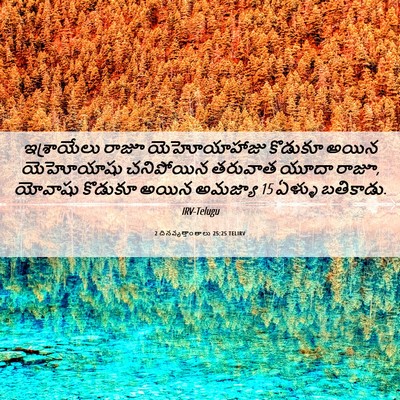 Picture 06 - 2 దినవృత్తాంతాలు 25:25 TELIRV - ఇశ్రాయేలు రాజూ - Bible Verse Picture