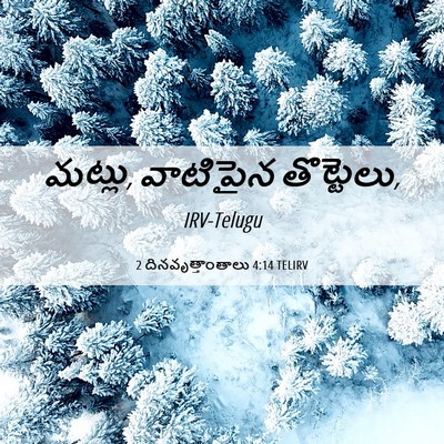 Picture 06 - 2 దినవృత్తాంతాలు 4:14 TELIRV - మట్లు, వాటిపైన - Bible Verse Picture