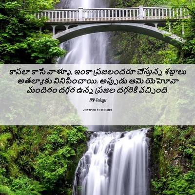 Picture 06 - 2 రాజులు 11:13 TELIRV - కాపలా కాసే వాళ్ళూ, - Bible Verse Picture