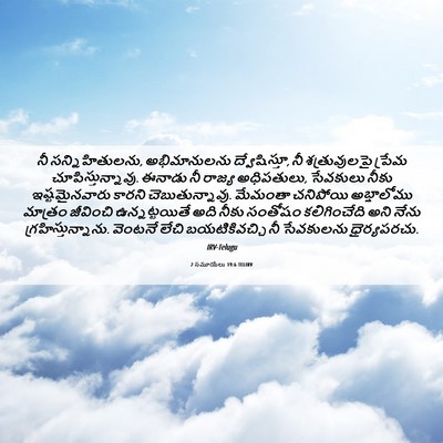 Picture 06 - 2 సమూయేలు 19:6 TELIRV - నీ సన్నిహితులను, - Bible Verse Picture