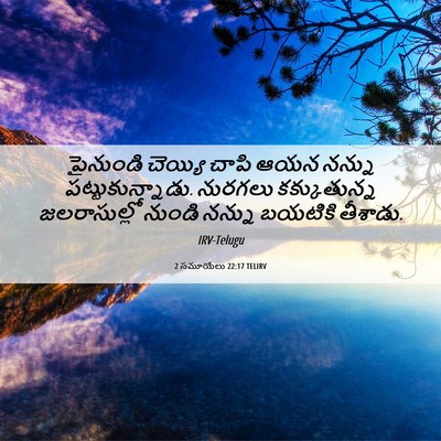 Picture 06 - 2 సమూయేలు 22:17 TELIRV - పైనుండి చెయ్యి - Bible Verse Picture