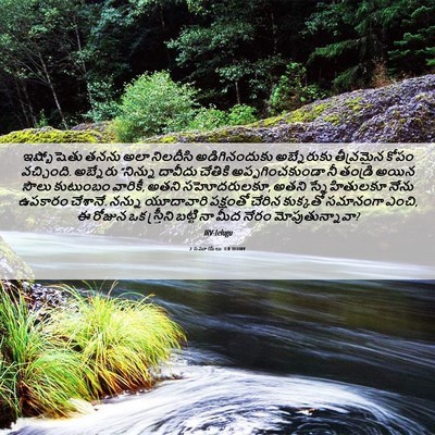 Picture 06 - 2 సమూయేలు 3:8 TELIRV - ఇష్బోషెతు తనను - Bible Verse Picture