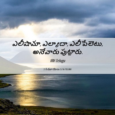 Picture 06 - 2 సమూయేలు 5:16 TELIRV - ఎలీషామా, ఎల్యాదా, - Bible Verse Picture