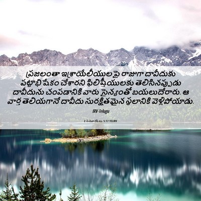 Picture 06 - 2 సమూయేలు 5:17 TELIRV - ప్రజలంతా - Bible Verse Picture