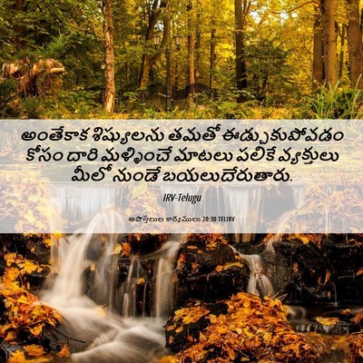 Picture 06 - అపొస్తలుల కార్యములు 20:30 TELIRV - అంతేకాక శిష్యులను - Bible Verse Picture