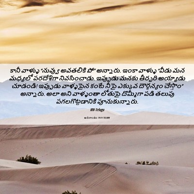 Picture 06 - ఆదికాండం 19:9 TELIRV - కానీ వాళ్ళు - Bible Verse Picture