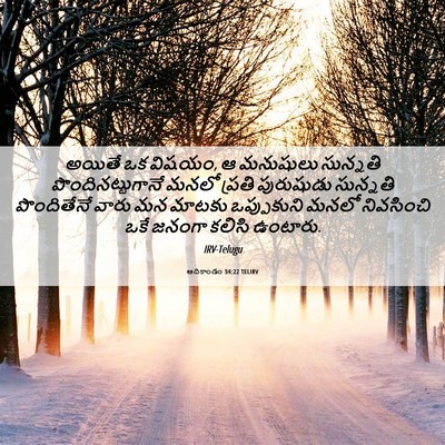 Picture 06 - ఆదికాండం 34:22 TELIRV - అయితే ఒక విషయం, ఆ - Bible Verse Picture