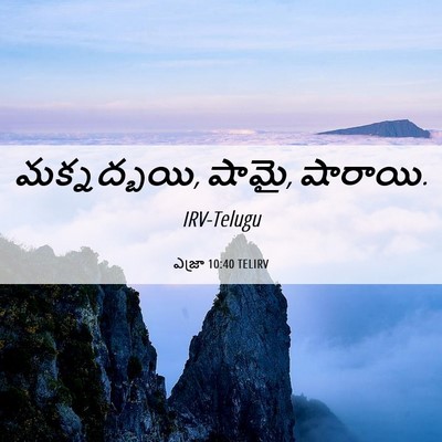 Picture 06 - ఎజ్రా 10:40 TELIRV - మక్నద్బయి, షామై, - Bible Verse Picture