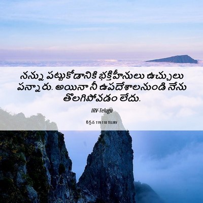 Picture 06 - కీర్తన 119:110 TELIRV - నన్ను - Bible Verse Picture