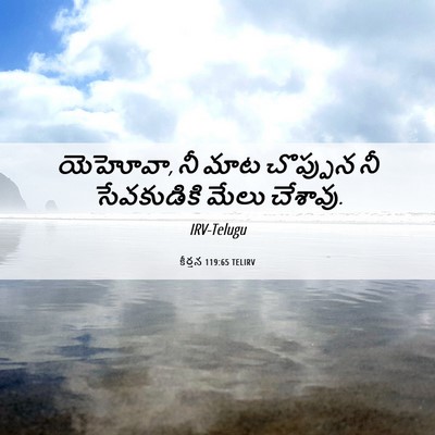 Picture 06 - కీర్తన 119:65 TELIRV - యెహోవా, నీ మాట - Bible Verse Picture
