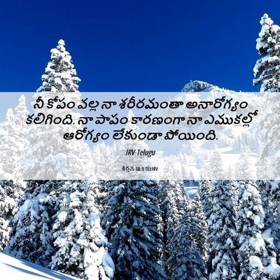 Picture 06 - కీర్తన 38:3 TELIRV - నీ కోపం వల్ల నా - Bible Verse Picture