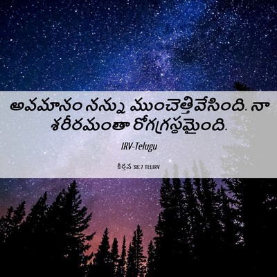 Picture 06 - కీర్తన 38:7 TELIRV - అవమానం నన్ను - Bible Verse Picture
