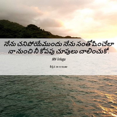 Picture 06 - కీర్తన 39:13 TELIRV - నేను చనిపోయేముందు - Bible Verse Picture