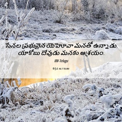 Picture 06 - కీర్తన 46:7 TELIRV - సేనల ప్రభువైన - Bible Verse Picture
