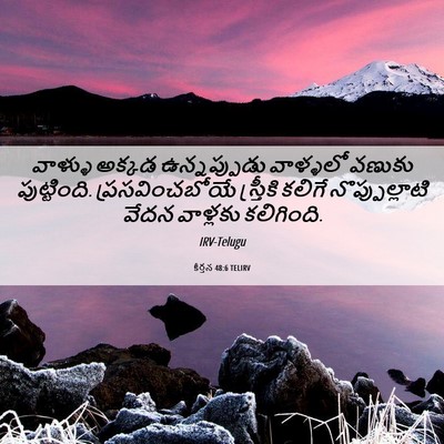Picture 06 - కీర్తన 48:6 TELIRV - వాళ్ళు అక్కడ - Bible Verse Picture